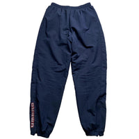 Umbro Navy and Red Shell Trackpant Bottoms (L)