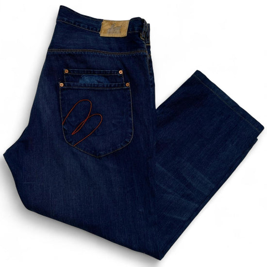 Red Ear Paul Smith Vintage Baggy Navy Jeans (36W)