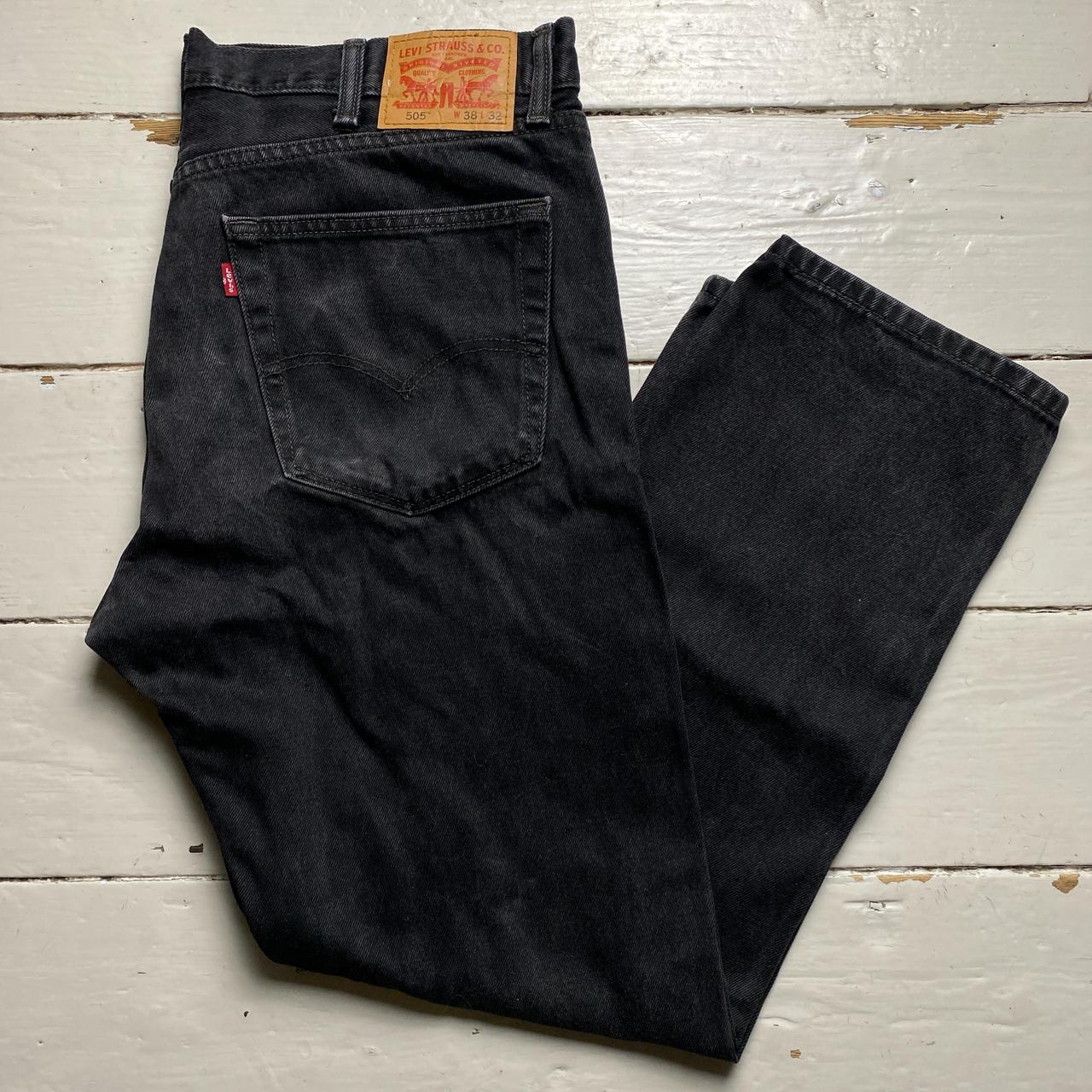 Levis 505 Black Baggy Jeans