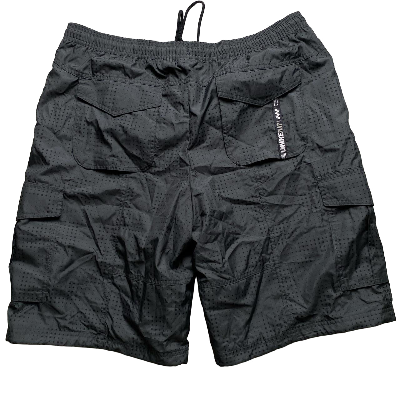 Nike Air Vintage Grey Cargo Shell Trackpant Shorts (2XL)