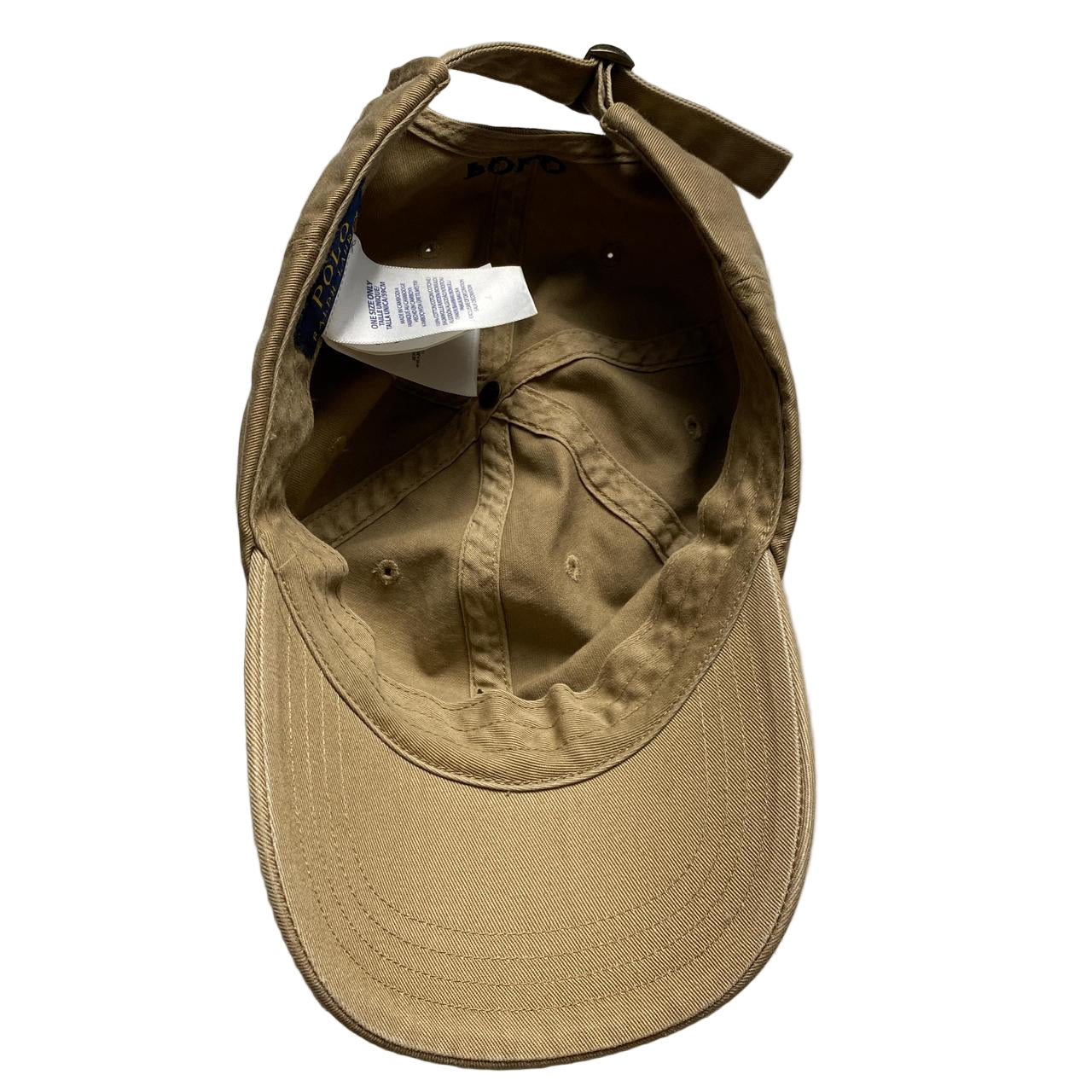 Polo Ralph Lauren Beige Cream and Olive Green Vintage Cap
