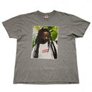 Supreme Buju Banton Grey Box Logo Picture T Shirt (L)