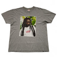 Supreme Buju Banton Grey Box Logo Picture T Shirt (L)