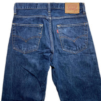 Levis 401 Navy Vintage Baggy Jeans (32W)