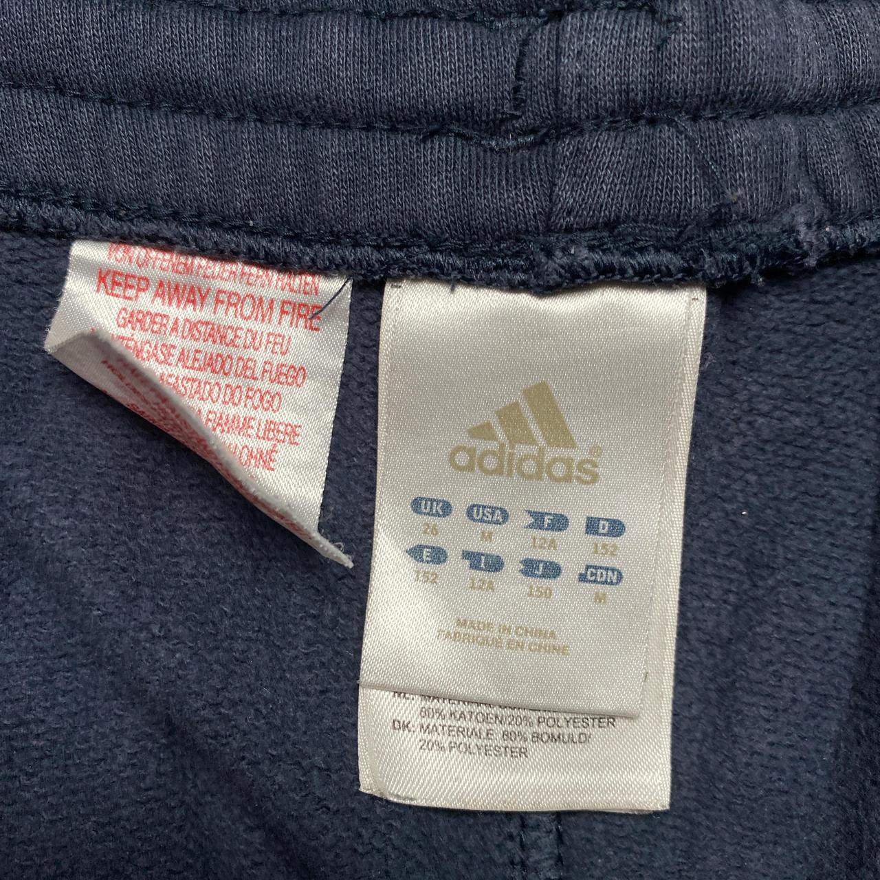 Adidas Navy and Orange Jogger Bottoms (M)