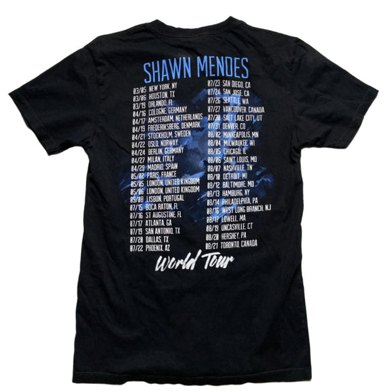 Shawn Mendes World Tour Black T Shirt (XS)
