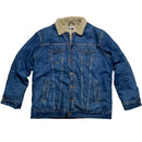 Tommy Hilfiger Lewis Hamilton Navy Denim Sherpa Lined Jacket (2XL)