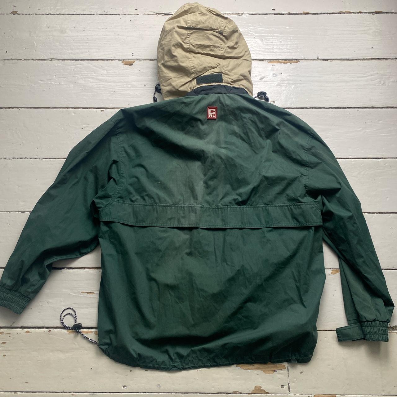 Chaps Ralph Lauren Vintage Green Quarter Zip Skiddoo Jacket