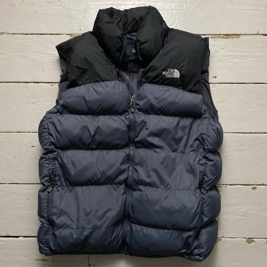The North Face Grey and Black Two Tone Gilet