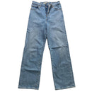 Levis Ribcage Straight Blue Womens Jeans (25W)