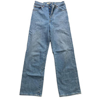 Levis Ribcage Straight Blue Womens Jeans (25W)