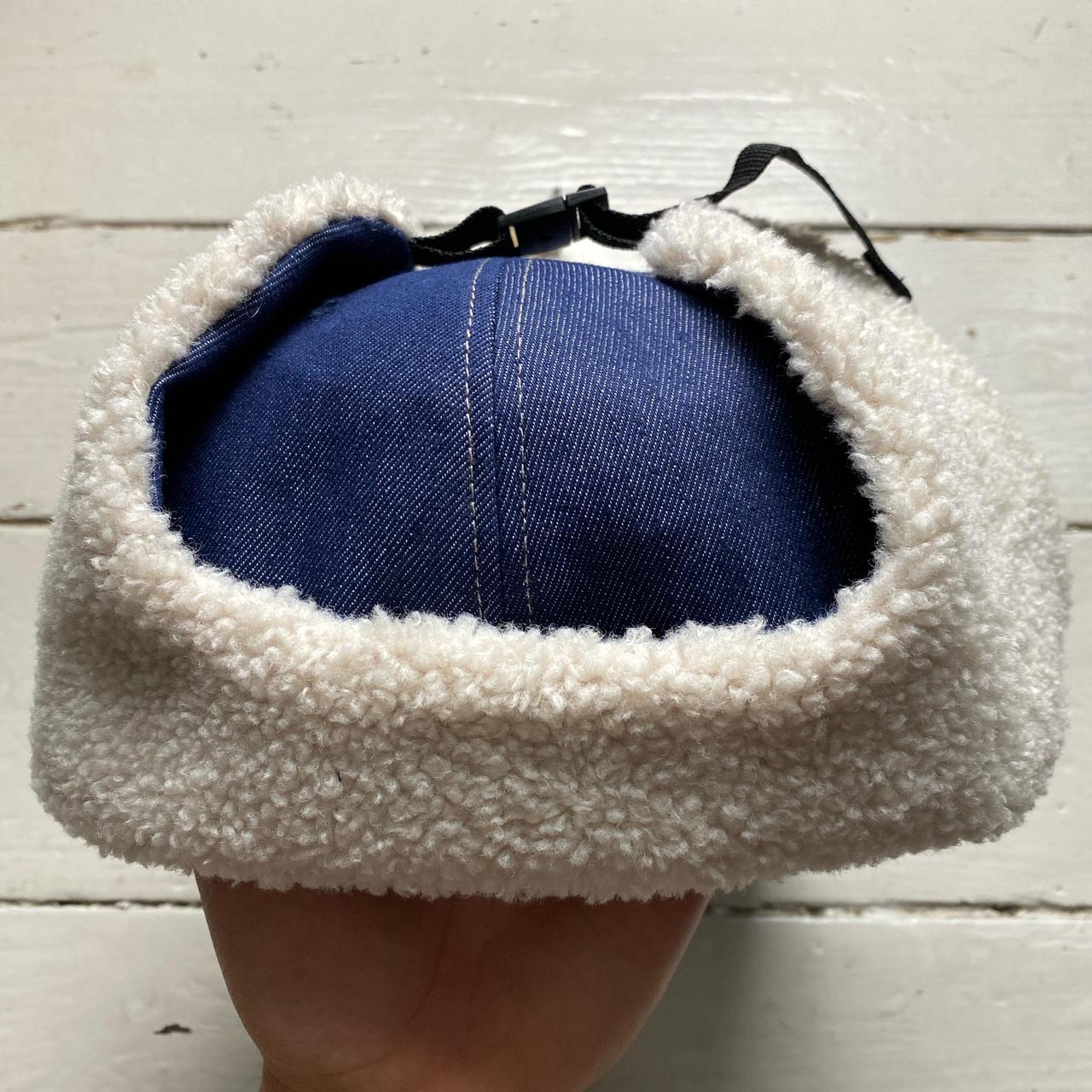 Swoosh Denim Dog Ear Trapper Hat