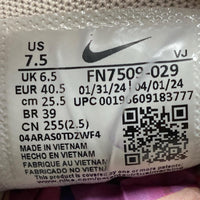 Nike p-6000 Grey White and Blue Trainers (UK 6.5)