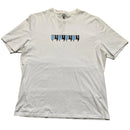 Yelir Yelirworld Multi Logo White and Blue T Shirt (2XL)
