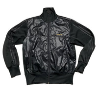 Adidas Originals Black and Gold Tracksuit Jacket (M)
