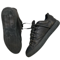 Balenciaga Arenas Grey Leather Low Trainers (UK 10)