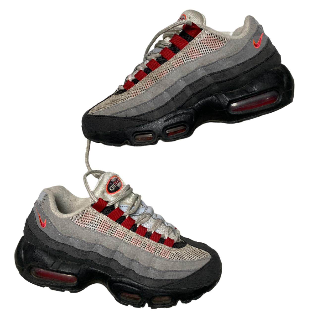 Nike Air Max 95 OG Chili Red and Grey (UK 4)