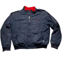 Polo Ralph Lauren Navy and Red Padded Fleece Coat (XL)