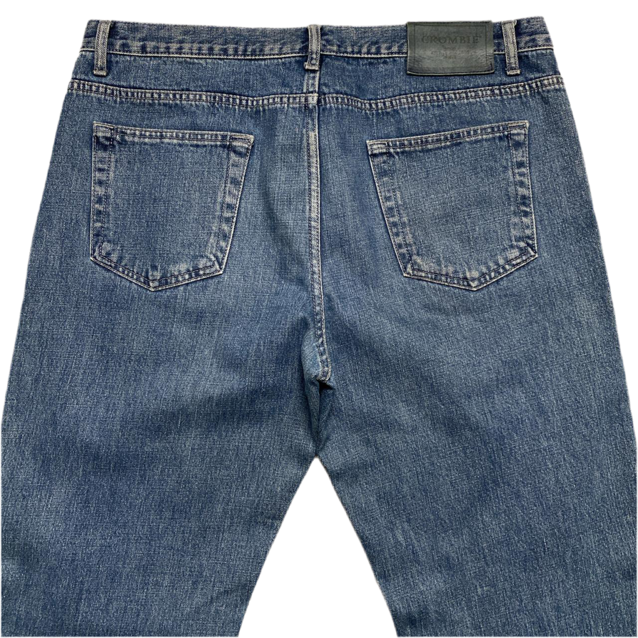 Crombie Vintage Blue Baggy Jeans (38W)