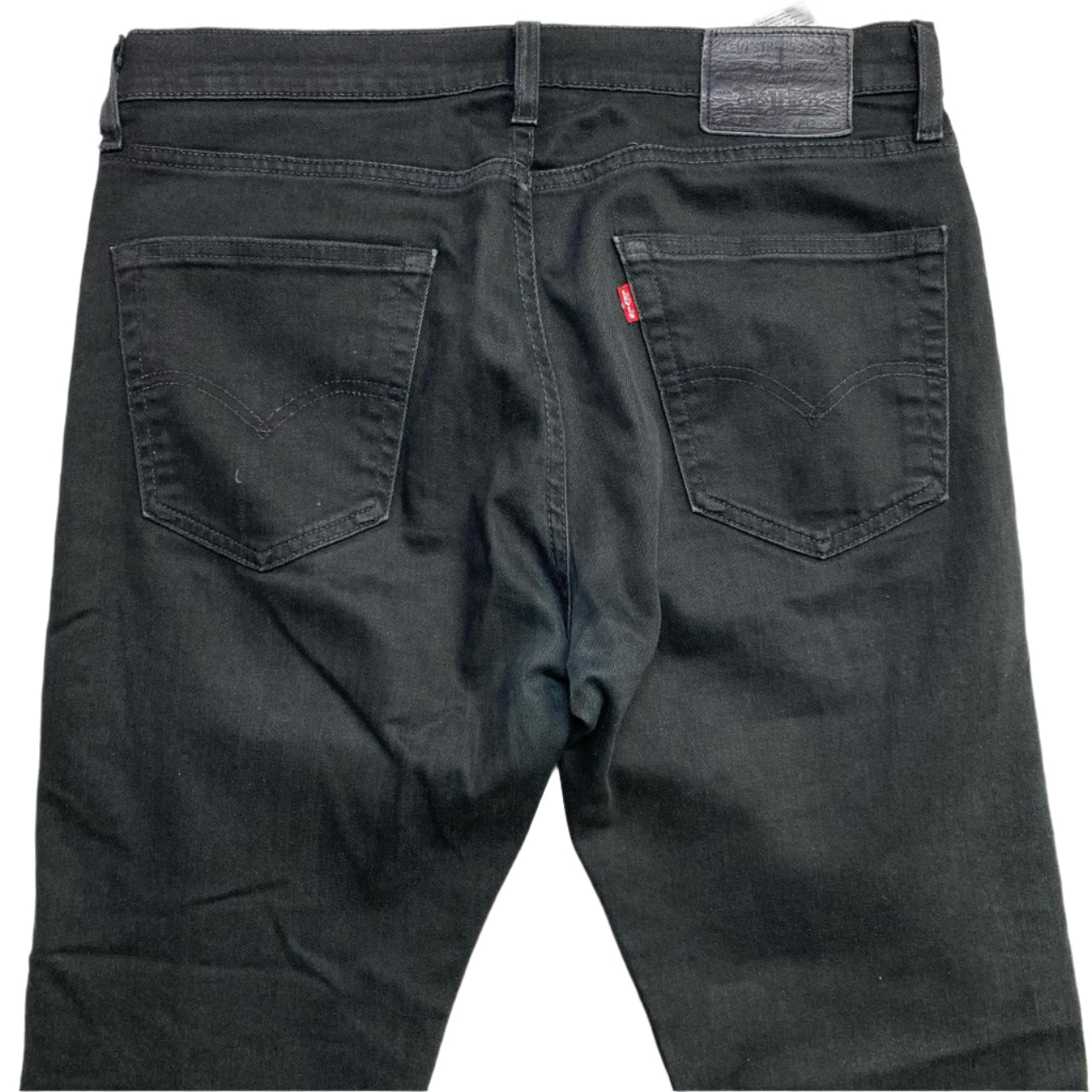 Levis 502 Slim Fit Black Jeans (32W)