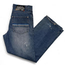 South Pole Vintage Sneaker Embroidery Light Blue Distressed Jeans