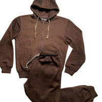 Raw Blue Brown Vintage 90’s 00’s Full Tracksuit (L)