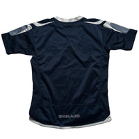 England Umbro Vintage Navy and White Kids Football Jersey (S)