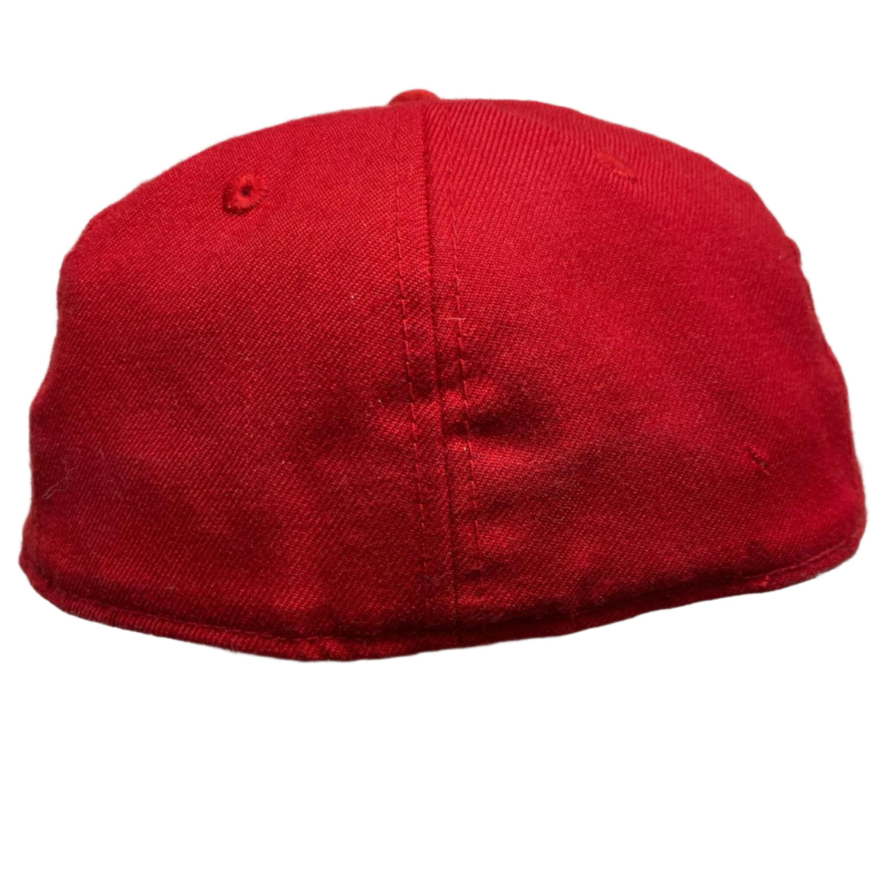 LA Dodgers Upside Down LA 59Fifty Fitted Red and White Cap