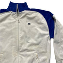 Nike Vintage White and Blue y2k Tracksuit Jacket (XL)