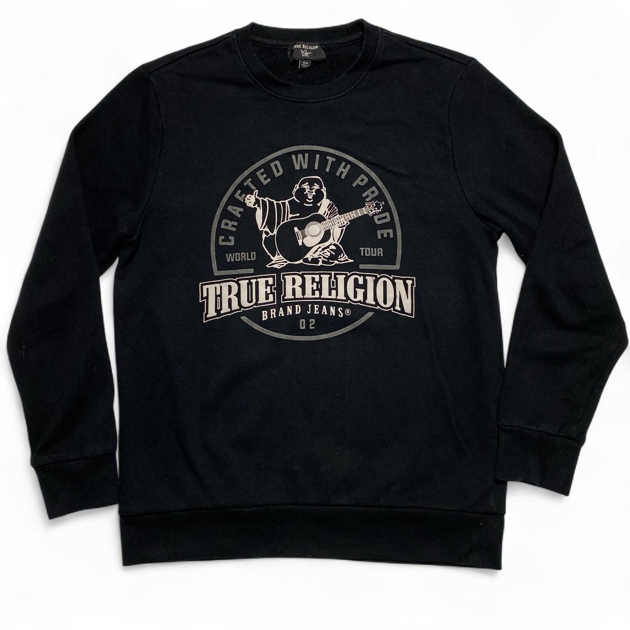 True Religion Black and White Jumper