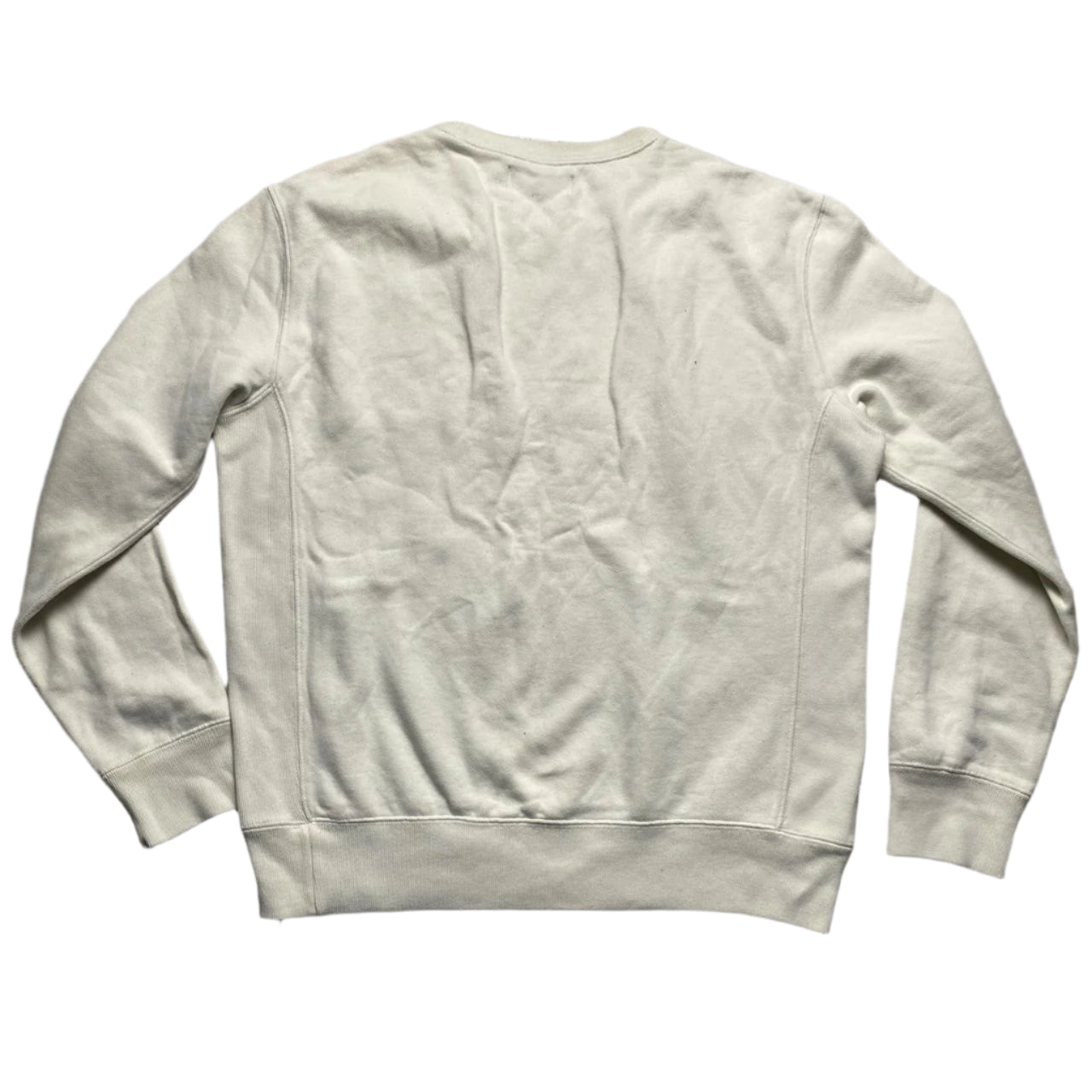Polo Ralph Lauren Cream White Navy Pony Jumper (M)