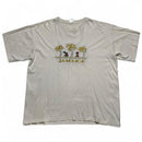 Jamaica Vintage 90’s White Palm Trees T Shirt (L)