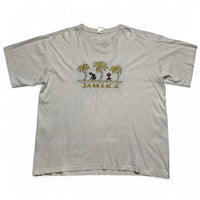 Jamaica Vintage 90’s White Palm Trees T Shirt (L)