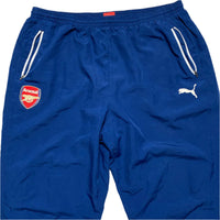 Arsenal Puma Blue and White Football Shell Trackpant Baggy Bottoms (2XL)