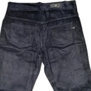 Criminal Damage Black Corduroy Bootcut Jean Trousers (34W)
