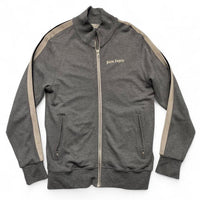 Palm Angels Grey and White Tracksuit Jacket (M)