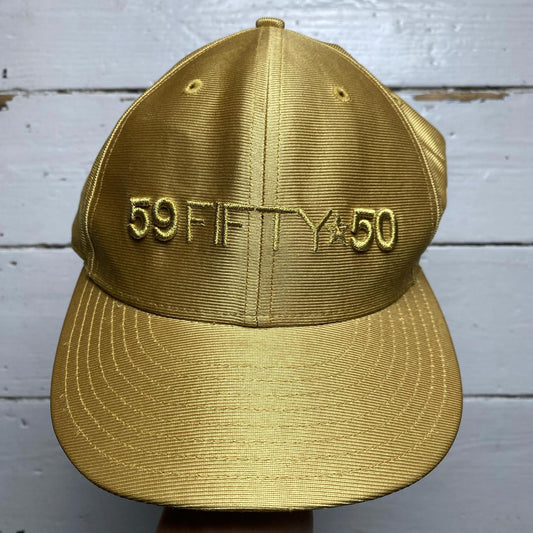 New Era 59 Fifty Gold Fitted Cap