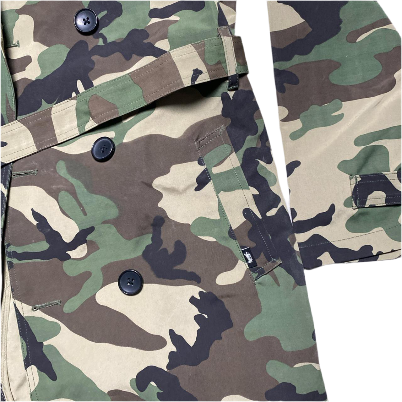 Stussy Camouflage Long Trench Coat (L)