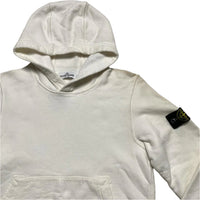 Stone Island Junior White Hoodie (Kids)