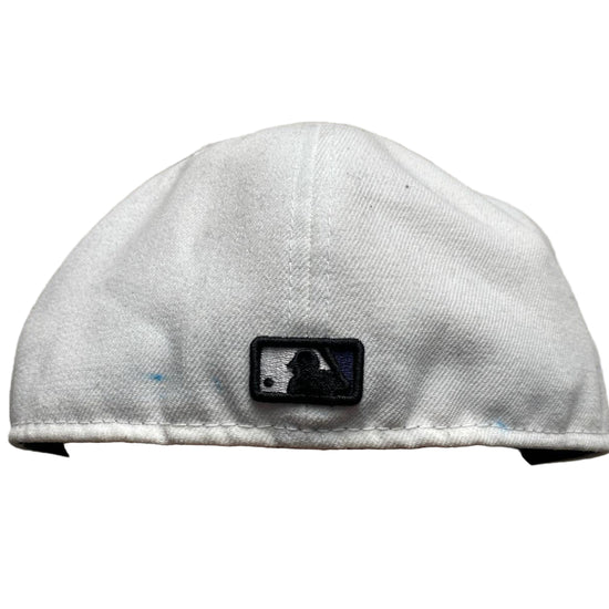 Atlanta Braves New Era Vintage White Red and Navy Fitted Cap