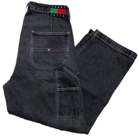 Tommy Hilfiger Patta Carpenter Jeans Grey and White Contrast Stitch (32W)