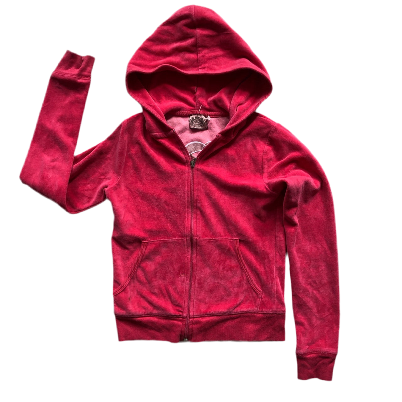 Juicy Couture Velour Pink Hoodie (S)
