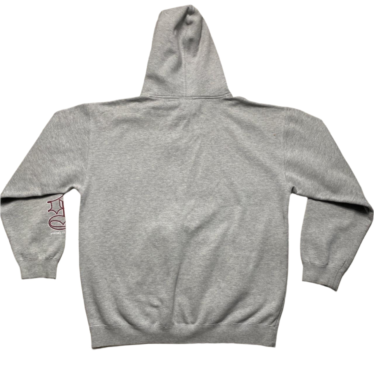 Shady Eminem Slim Shady Clothing Grey and Red Hoodie (L)