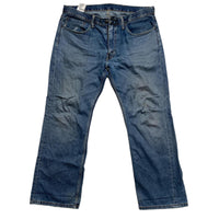 Levis 559 Baggy Blue Distressed Knee Jeans (36W)
