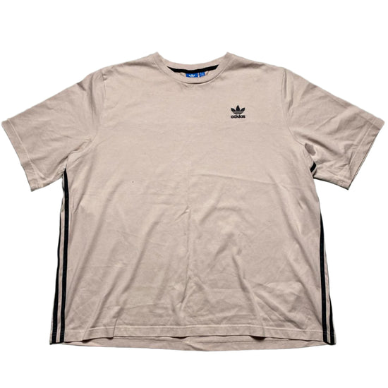 Adidas Pink and Black T Shirt (2XL)