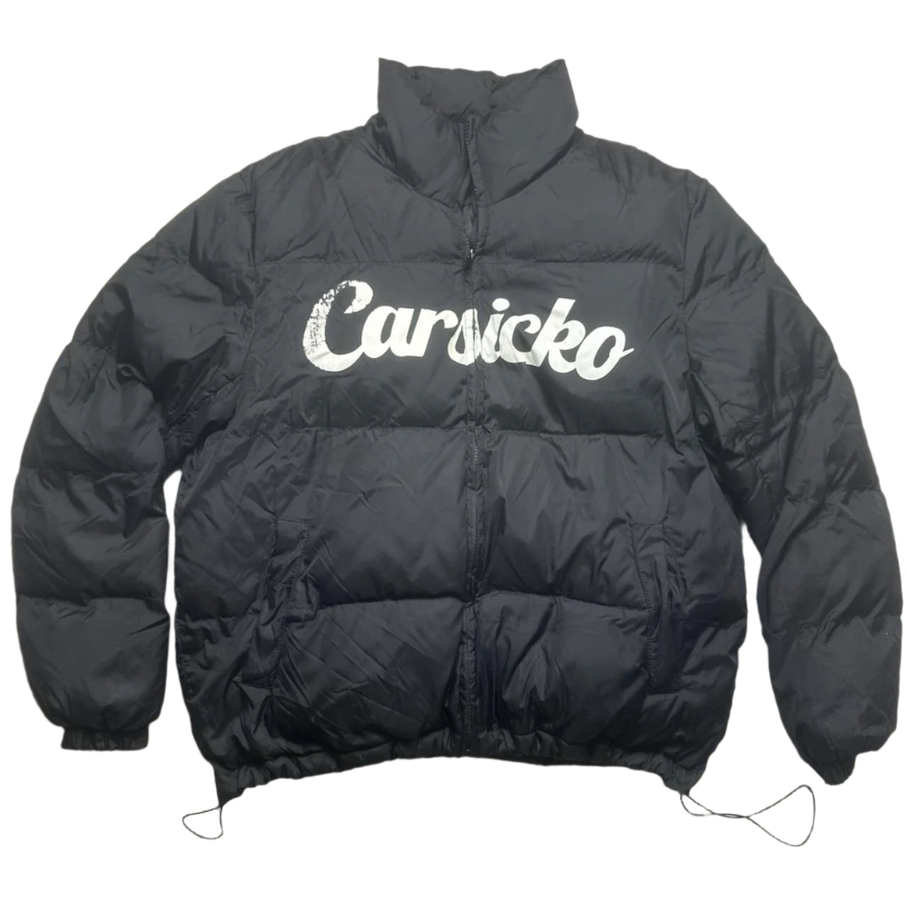Carsicko Black and White Puffer Heart Coat (S)