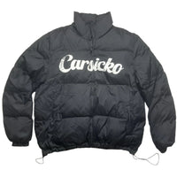 Carsicko Black and White Puffer Heart Coat (S)