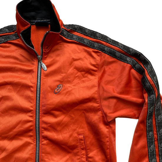 Asics Orange Vintage Womens Tracksuit Jacket (M)