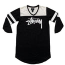 Stussy Womens Long T Shirt Dress Black and White (XS)