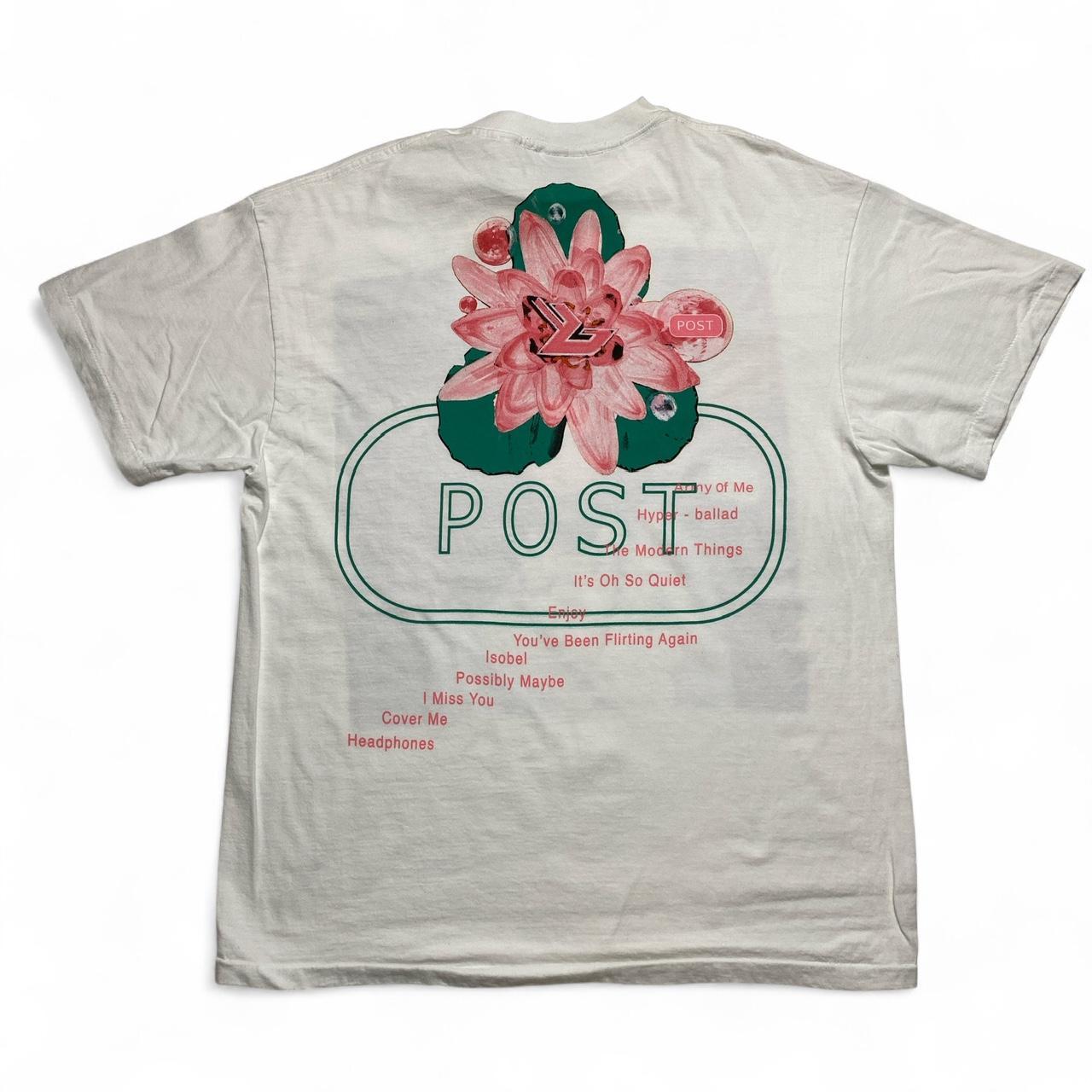 Bjork Post Vintage 90’s Single Stitch White T Shirt